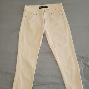 Mid-rise Cropped White Express Jeggings